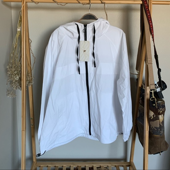 Fabletics Jordan Woven Jacket White Medium - Picture 6 of 10